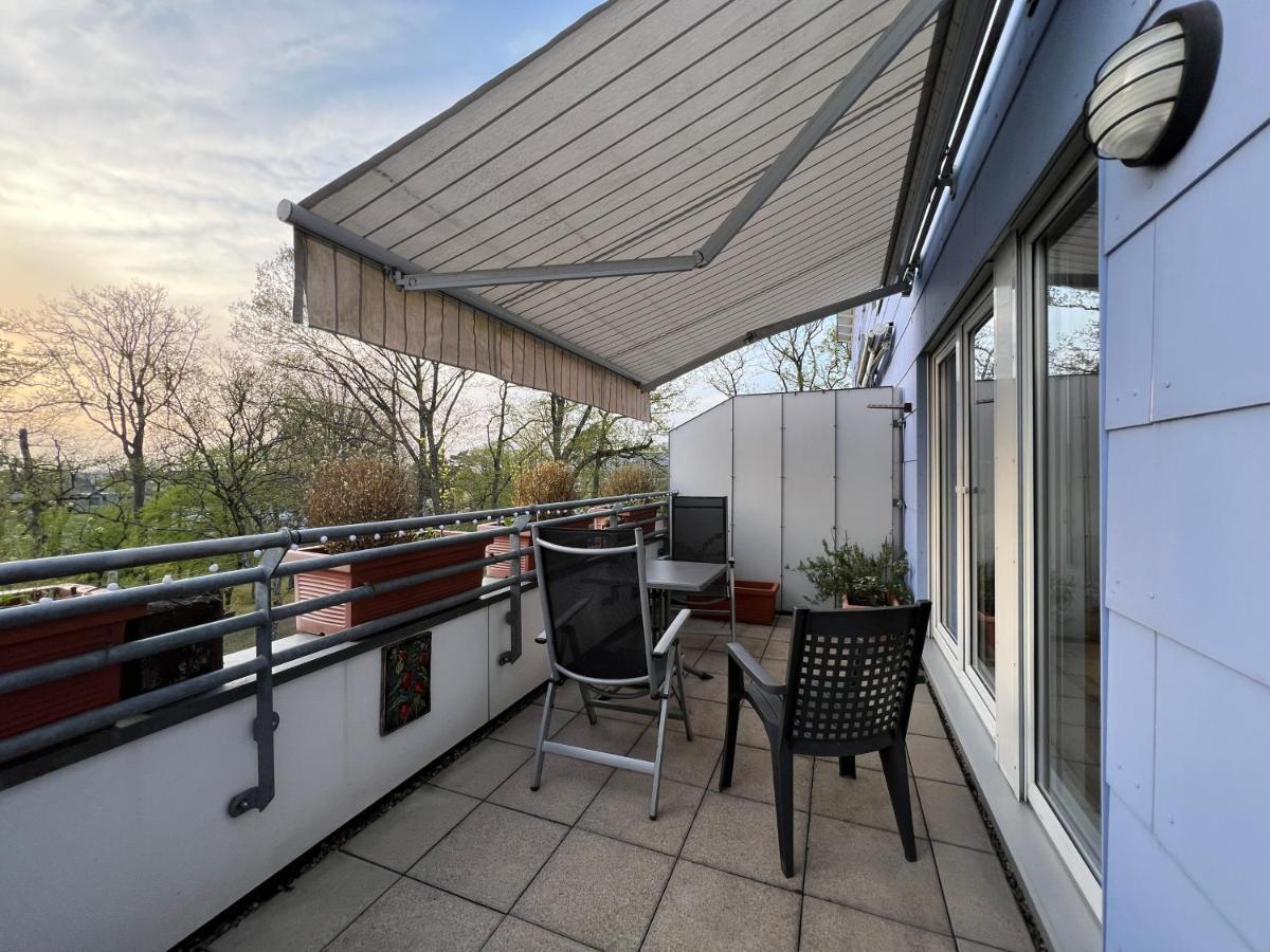 Maisonette Penthouse für 6 Personen by Rabe - free Netflix&kostenloser Parkplatz&große Terrasse Karlsruhe Exterior foto